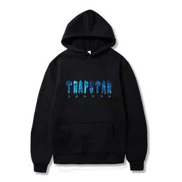 Heta försäljning herrvarumärke hoodies hög kvalitet tröjor nya Trapstar London hoodie homme bomull höst vinterjacka casual hoody hkd230725