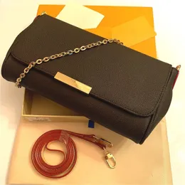DESIGNE LUXURY FAVORIT MM PM Crossbody Messenger Bags Fashion Women Mens Leather Shoulder Chain Bag High Quality Top M40718 N41275 M40717 Totes Purse Handbags 5188