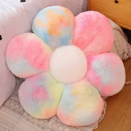 Stuffed Plush Animals 65cm Flower-Shaped Cushion Thick Pink Flower Plush Toy Indoor Outdoor Picnic Decoration Gift