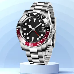 GMT Mens Pepsi Watch Movement Watches Designer Jubilee Bracelet عالي الجودة غير الرسمية Montre de Luxe Womens Fashion AAA Watch 40mm ياقوت المرأة معصم Dhgate