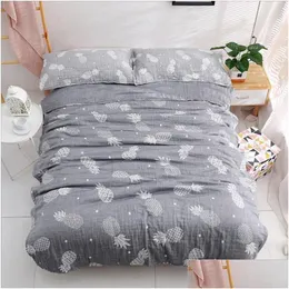 100％綿の夏のキルトベビー寝具150x200 cm 4レイヤーMuslin adt sofa gauze show slee lj201105 dro dhtgu