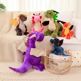 All'ingrosso simpatico a doppia testa drago peluche giocattolo per bambini gioco per bambini decorazione della sala per le bambole