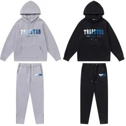 رجال Trapstar Tracksuits Men Woman Fleece Tracksuit Winter Hoodies Pants مجموعة تشغيل Hoody Designer Sweatshirt Sport الركض Swinkpants التصميم المتقدم 552ESS