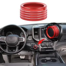 Accessori per cambio di cambio in lega in lega di alluminio per la cornice per la cornice per il 2018 2019 2020 Dodge Ram 1pcs Red204W