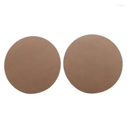 Moldes de cozimento redondo discos de bolo de acrílico redondo topper boards reutilizáveis ​​Base de disco para bolos de corte de suprimentos de decoração de suprimentos de panes