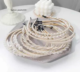 Headbands Vintage Pearl Sticks Headbands Princess Girls Headband Hair Accessories for Women Designer Head Bands4636539