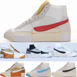 Blazer Mid 1977 Vintage GS Dance Mens Basketball Shoes Pro Club Jumbo Casual Skateboard Sneakers Classic Sketch Pack Red Black Green Blue White Sport Trainers DQ7673