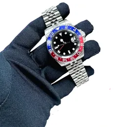 Mens Watches Reloj Hombre 40mm Pepsi GMT Sub Style Diver 8215 Movement Watch Vintage High Quality Designer Montre Luxury AAA Mechanical Automatic Men Watches