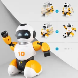 ElectricRC Animals Football Match Remote Control Robot Combination of Tactics and Skills Education Toy for Kids Ideal Presents Birthday 230812