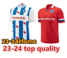 2023/24 Maglie da calcio Heerenveen Home Away Outdoor Sports Thai Versione di alta qualità Jersey 2023/24 Home Away White and Red Men Shirt da calcio