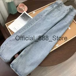 Light Blue Denim Trousers Vintage Wide Leg Pants Women Korean Straight Long  Pants High Waist Casual Loose With Belt 2020 Autumn X0811 X0813 From 43,39  €