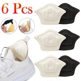 Acessórios para peças de sapatos 6pcs Insolos de remendo almofadas de calcanhar para sapatos esportivos alívio da dor anti -calwear Pet Pad Poda Ajuste Protetor de adesivo traseiro Cushion Insole 230812