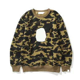 Hoodie Mens Sweatshirt Kadın Köpekbalığı Camo Pamuk Nakış Karikatür Baskı Zip Bapesta Hoodie Shirt Cp Man Cosplay 3 3MHR