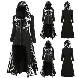 Casacos de trincheira masculina moda unissex adulto homem mulher 3d impressão medieval capa Cape Long manto shalloween traje casaco ponchos cape manto top women 230812