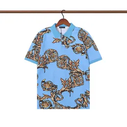 Men's Polot-shirt Men's Polo Summer Shirt Embroidered T-shirt High Street Trend Asian Size M-3xlzcit