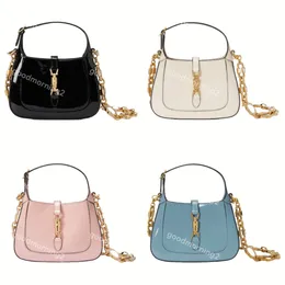 5a Jackie 1961 Mini torba Luxurys torebki Najwyższa jakość projektant Crossbody torebka pod pachami ramionami hobo torby 4 kolory patentowe skórzane plecaki