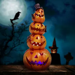 Obiekty dekoracyjne figurki Halloweenowe dekoracje dyni pomarańczowe Dynie Pumpkins Walka na prezent 230812
