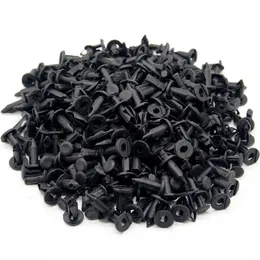 NOWOŚĆ 200PCS LOT Black Nylon Fender Clips Ni nity ciała dla Honda Polaris RZR 90653-HC4-900 7661855 90653HC49003056