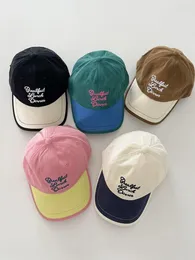 Ball Caps VACIGODEN Fashion Retro Splice Color Letter Embroidered Baseball Cap Men Women Colourful Personalized All Match Peaked Girl