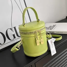 Shoulder Bags Lemon Pu Leather Bucket Bag For Women Mini Small Shoulder Messenger Bag Ladies Fashion Handbag Tote Crossbody Phone Purse 2023stylishdesignerbags