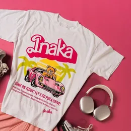 Koszulka damska Inaka Power Shirt Mężczyźni Kobiety Wysokiej jakości bawełna 240G INaka Love Tee IP koszula Kobiety rozmiar 230812