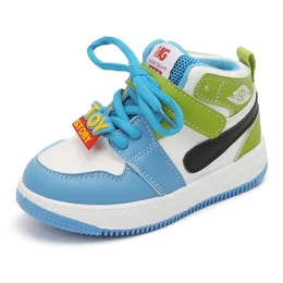 Sneakers Kruleepo bambini Sports Running Kids Cash Shoes Boys Girls Schuhe Funny MIX leggero morbido Coloro PU pelle 230812