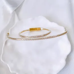 Bangle Zircon Bracelet Niche Design Each Style Is Unique Suitable For Both Sexes Wear Noble Simplicity Temperament Women