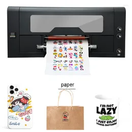 3cm UV DTF Printer Printing Machine XP600 Heads Laminating 2In1 Sticker For Advertising Company