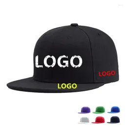 Top Caps Özelleştirilmiş Nakış Logosu Snapback Cap Man ve Kadınlar Baba Hip Hop Kamyoner Kemik Unisex Şapkalar Ayarlanabilir Beyzbol