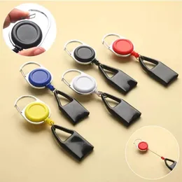 Sticker Lighter Leash Safe Stash Clip Retractable Keychain Holder Cover Smoking Accessories Party Favor GG0301A235F