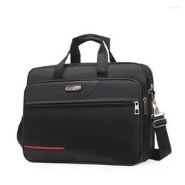 Briefcases Men's Briefcase Weekend Travel Business Document Storage Bag Laptop Protection Handbag Material Organize Pouch Accessories