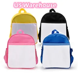 US Warehouse Sublimation Kids School Borse Kindergarten Kid Toddler School Backpacks for Girls Boys Boys Design regolabile Design all'ingrosso Z11