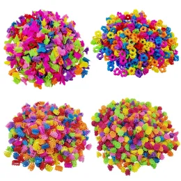 Acessórios para bebês meninas mini clipe de cabeça barrettes atacado crianças arco desenho animado garras european americano color color plástico hairpinszz