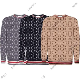 24SS الفاخرة رجال بالإضافة إلى الحجم مصمم سترة هوديي pullover رسائل كلاسيكية غير رسمية طباعة سبيكة متماسكة بنواة باريس نساء جولة الرقبة صوف الصوف