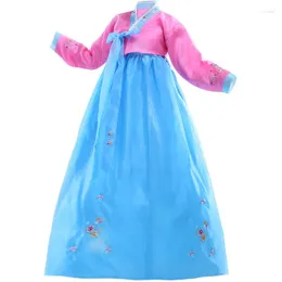 Vestuário étnico vestido tradicional coreano antigo vestido hanbok feminino pó pica de palco dança