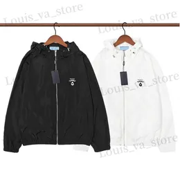 Mens Windbreaker Thin Jacket Coats With Letters Inverted triangle Men Women Waterproof Coat Spring Autumn clothes Jackets Outerwear Men's Clothing 004 T230814