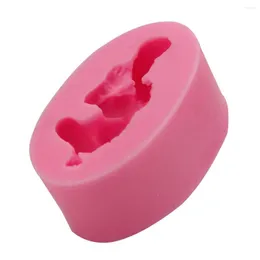 Stampi da forno design fai -da -te strumenti di decorazione di fondente 3d sonno 3d stampi in silicone in silicone a mano per bambini per zucchero da torta caramelle