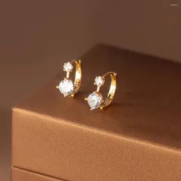 Çember Küpeler Lavifam 925 STERLING Gümüş Zirkon Küçük Huggie Hoops Kulak Piercing Kadınlar Kadın Kız Cazibesi Takı