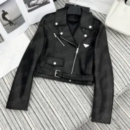 Pu Lederjacken Frauen Designer geschnittene Mäntel coole Mädchen Motorradjacke HipHop Streetwear