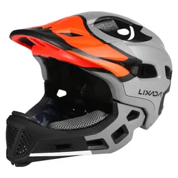 Cycling Helmets Lixada 14 Vents Full Face Helmet Kids Detachable Outdoor Sports Safety for Children Skateboarding Roller 230814