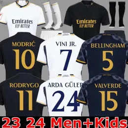 23 24 팬 플레이어 버전 축구 유니폼 3rd Benzema 2023 2024 결승 챔피언 14 Kit Rodrgo Camiseta Vini Jr Camavinga