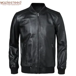 Men's Jackets Genuine Leather Jacket Men Real 100 Cowhide Slim Fit Male Coat Skin Clothing Spring Autumn Asian Size 5XL M615 230814