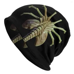 Berets Face Hugger Alien Bonnet Hut Strickhüte Männer Frauen cool unisex xenomorph Monster warme Winterschädel Mützen Kappen