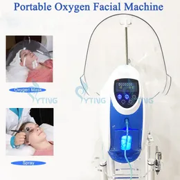 2 in 1 Oxygen Dome Oxygen Facial Therapy Machine Water Jet Spray Skin Care Moisturizing
