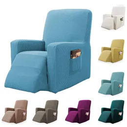 Copertina di sedia Copertina di cucitura monopezzo divano elastico divano di divano per allungamento asciugamano antide-polvere per la poltrona pigra da ragazzo