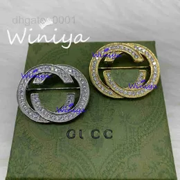 Булавки, дизайнер броши G Brooch New Style Diamond Inlaid Fashion Pin
