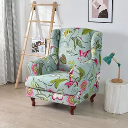 Stuhl Deckt mit hohem Rückenheizarm King Deckung Elastischer Sessel Wingback Sitzplatzlagerflügelsofa Essröntgen