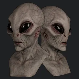 Party Masks Alien Mask for Adults | Realistic Costume Creepy Cosplay Head Full Face Beige Fits All Free Freight 230814