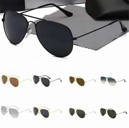 Sun Raiebanity Glasses Grand Classic Vintage Sale Vintage Designer Pilot Gilot Gilot Girlot for Metal Mens Frame UV400 Men Women Sunglass with Box 3LSC