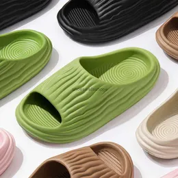 Slippers Women Men Summer Beach Slides Bathroom AntiSlip Slipper Soft Sole Sandals Fashion FlipFlops Pleated EVA Flat Shoes 230808 oo1